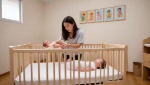altura de berço para creche