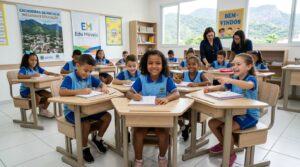 mobiliário escolar municípios pequenos cachoeiras de macacu