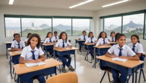 mobiliário escolar sustentável escala rio de janeiro