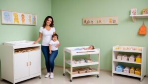 trocador para creche: o que considerar na compra